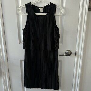 H&M Black Pleated Women’s Dress Size S